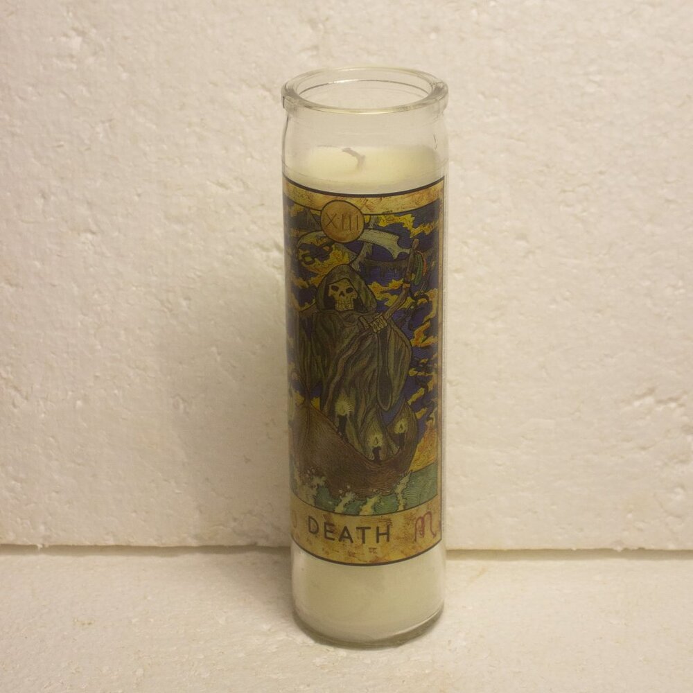 Halloween 8 Inch Death Candle New